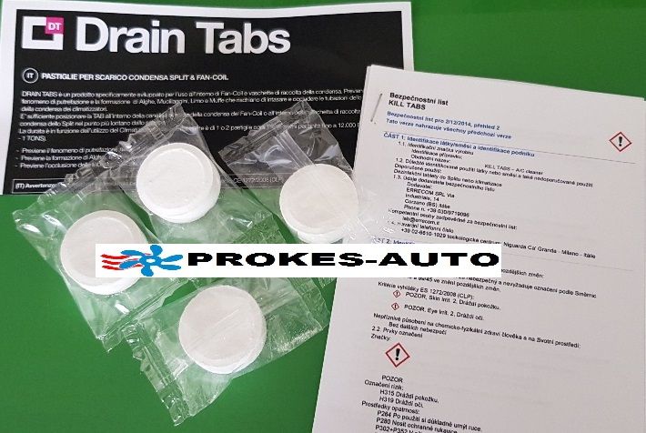 Antibakterielle Reinigungstabletten Tabletten für ResfriAr, Resfri Agro / Agricola