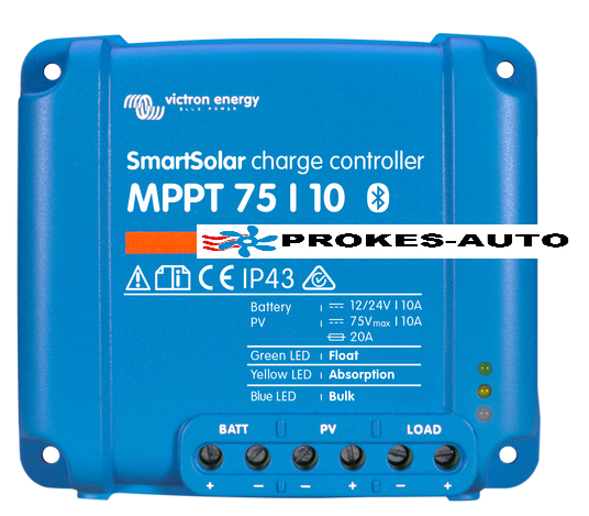 Victron Energy SmartSolar MPPT SMART Solarregler 12 / 24V 10A 75V mit  Bluetooth SCC075010060R
