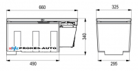 Indel B TB27AM 26L 12/24V 26L -4°C DAF XF Kompressor kühlbox