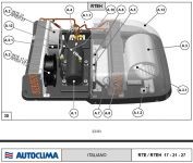 Autoclima Ersatzteil A.5 Control Board COOL / HEAT 20235195