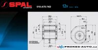 SPAL Lüfter 12V Verdampfer radial 010-A70-74D / 006-A22-26D