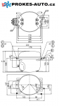 Kompressor SECOP / DANFOSS TL5G, LBP / HBP - R134a, 220 - 240 V, 50 Hz