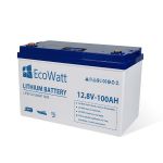 Batterie EcoWatt LiFePO4 12,8V 100Ah 1280Wh mit integriertem BMS und Display ECO-12V-100AH ULTIMATRON