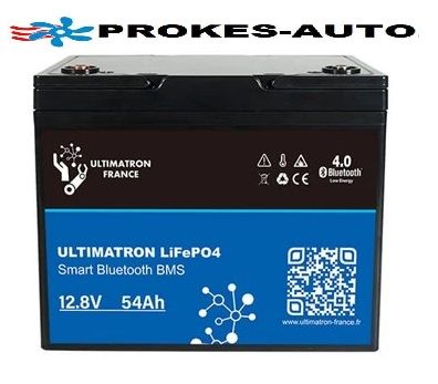 LiFePO4 Batterie Ultimatron Smart BMS 12,8V/54Ah UBL-12V-54AH
