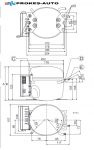 SECOP BD220CL ​​Kompressor, 12V / 50 Hz