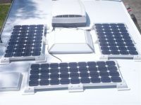 Set mit 2 Solarmodulhaltern für Wohnmobil / Wohnwagen SOLARA