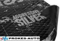 STP AGGRESSIVE SILVER BULK PACK 12Stk. 470x750x2mm = 4,23 m2 selbstklebendes, leicht elastisches Butyl mit Aluminiumfolie / Antivibrations- und Schalldämmung