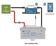 Victron Energy SMARTShunt 500A/50mV Batteriewächter mit Bluetooth