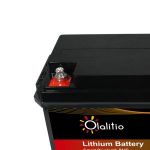 OLALITIO Lithium Batterie LiFePO4 Smart BMS 12,8V/100Ah 1280Wh Bluetooth OLA-12-100 für Wohnwagen und Wohnmobile