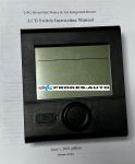 LCD Ersatzregler / Wandcontroller / Vorwahluhr Timer für Kombiheizung Diesel / Elektro JP Heating MNB-V-FY / 31011104400