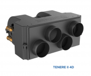 SiROCO Warmwasserheizung TENERE II D -4D 55mm / 2-stufiger leiser Lüfter 24V / 4,2kW
